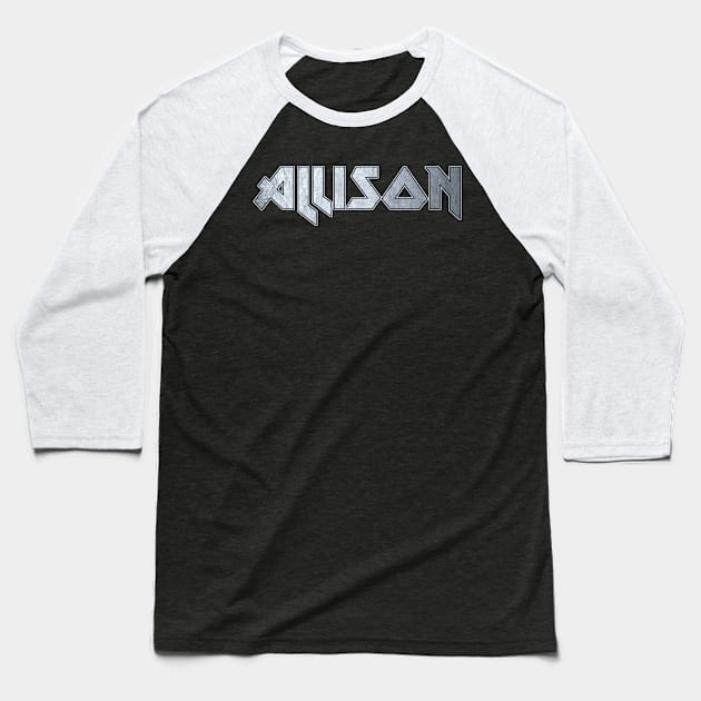 Heavy metal Allison Baseball T-Shirt by KubikoBakhar